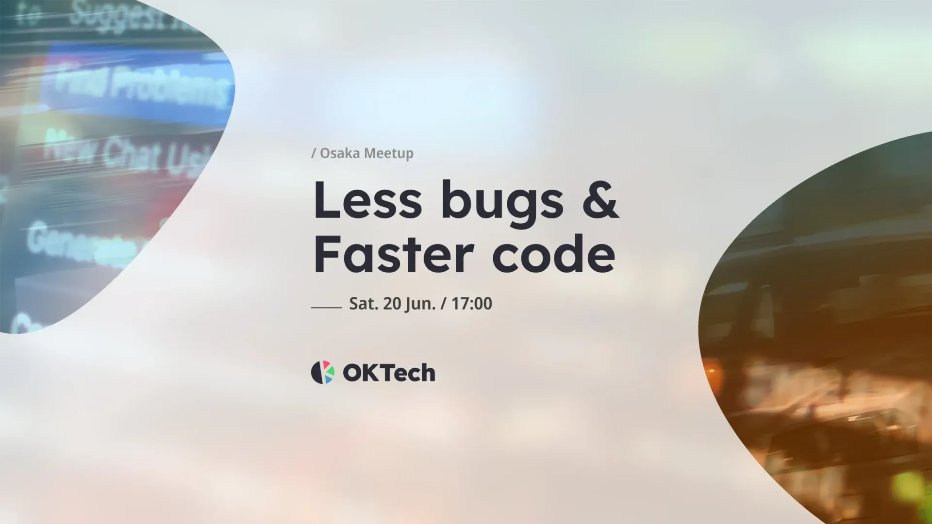 OG image for Less bugs & Faster code