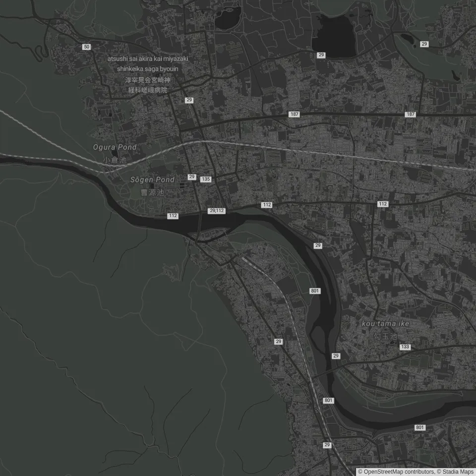 Venue location map